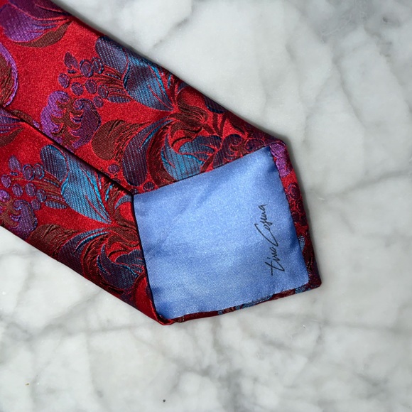Silk Tie - Tino Cosina for Men in Red - Picture 5 of 5